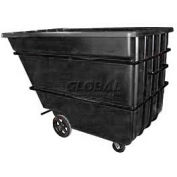 Bayhead Products Black Heavy Duty 2.2 Cubic Yard Tilt Truck 2500 Lb. Capacity