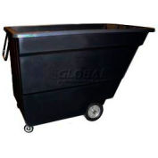 Bayhead Products Black Light Duty 1.7 Cubic Yard Tilt Truck 1000 Lb. Capacity