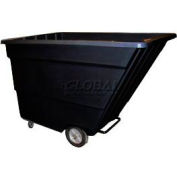 Bayhead Products Black Light Duty 2.2 Cubic Yard Tilt Truck 1200 Lb. Capacity