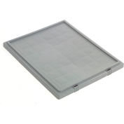Lid LID231 for Stack And Nest Container - Plastic Storage SNT225, SNT230, Gray - Pkg Qty 3