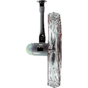 TPI HDH24GC, 24 Inch Ceilling Mount Fan Non Oscillating Gray 1/2 HP 5600 CFM 1 PH TE Motor