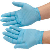 Industrial Grade Disposable Nitrile Gloves, Powdered, X-Large, Blue, 100/Box, GNDR-XL-1M