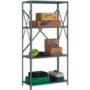 Steel Shelving 18 Ga 48"Wx24"Dx73"H Open Clip Style 4 Shelf