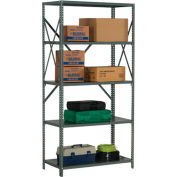 Steel Shelving 18 Ga 48"Wx24"Dx73"H Open Clip Style 5 Shelf
