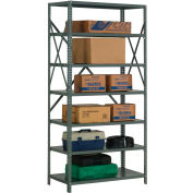 Steel Shelving 18 Ga 36"Wx24"Dx73"H Open Clip Style 7 Shelf