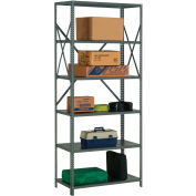 Steel Shelving 18 Ga 48"Wx24"Dx85"H Open Clip Style 6 Shelf