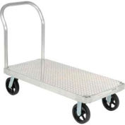 Magliner® Aluminum Platform Truck with Diamond Deck 48 x 24 2400 Lb. Cap.