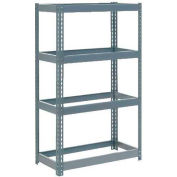 Extra Heavy Duty Shelving 36"W x 24"D x 60"H With 4 Shelves - No Deck - Gray