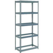 Global Industrial™ Extra Heavy Duty Shelving 36"W x 24"D x 84"H With 5 Shelves, No Deck, Gray