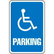 12" x 18" Reflective Aluminum "No Parking" Sign Brady 103739 