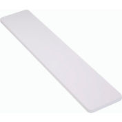 Cantilever Plastic Laminate Shelf For Euro Bench Uprights - 72"W x 12"D - White