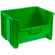 Global™ Plastic Hopper Bin 19-7/8"W x 15-1/4"D x 12-7/16"H Green - Pkg Qty 3