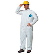 50 Coverall Bunny Suit W/Hood Elastic Wrists & Ankles Size Large