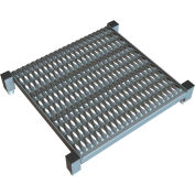 24 X 24 Inch Adjustable Height Steel Work Platform - 9"H To 14"H - WLOS924242