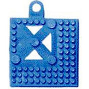 NoTrax® Modular Lok-Tyle Drainage Mat Accessory Corner Piece 2" x 2" Blue