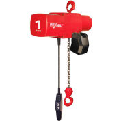 Coffing® Little Mule Electric Chain Hoist with Chain Container 2000 Lb Cap