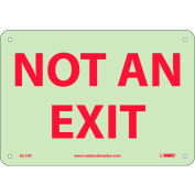 Glo-Brite Not An Exit Sign - Rigid Plastic