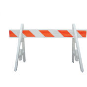 Traffic Barricade A-Frame 6 Ft. With 1 Rail