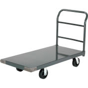 Steel Deck Platform Truck 36 x 24 2000 Lb. Capacity 6" Rubber Casters