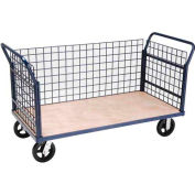 Euro Truck With 3 Wire Sides & Wood Deck 60 x 30 2400 Lb. Capacity