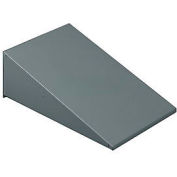 Tennsco Sloping Locker Top KST-1215-MGY - For 1 Wide Locker 12"W X 15"D Medium Grey