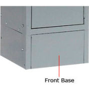 Tennsco Steel Locker Front Base FB-12-MGY - For Lockers With 6"H Legs Medium Grey