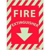 Fire Extinguisher Sign - Glow-In-The-Dark - Vinyl