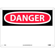 Safety Signs - Danger - Rigid Plastic 10"H X 14"W