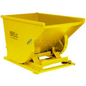 Wright 20077 2 Cu Yd Yellow Heavy Duty Self Dumping Forklift Hopper
