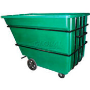 Bayhead Products Green Heavy Duty 2.2 Cubic Yard Tilt Truck 2500 Lb. Capacity