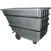Bayhead Products Gray Heavy Duty 2.2 Cubic Yard Tilt Truck 2500 Lb. Capacity