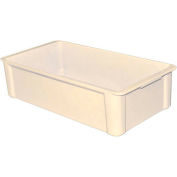 Molded Fiberglass Toteline Stacking Tote 808308 - 22-3/8"L x 12"W x 6"H, White