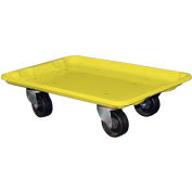 Molded Fiberglass Toteline Dolly 780338 for 19-3/4" x 12-1/2" x 6" Tote, Yellow