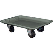 Molded Fiberglass Toteline Dolly 780338 for 19-3/4" x 12-1/2" x 6" Tote, Gray
