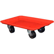 Molded Fiberglass Toteline Dolly 780338 for 19-3/4" x 12-1/2" x 6" Tote, Red