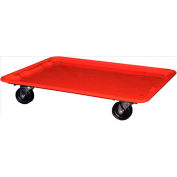 Molded Fiberglass Toteline Dolly 780638 for 25-1/4" x 18"x 10" Tote, Red