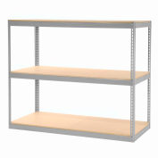 Global Industrial™ Record Storage Rack Without Boxes 72"W x 30"D x 60"H - Gray