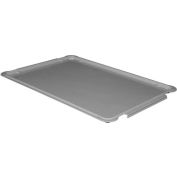 Molded Fiberglass Stacking Tote 887008 Lid for 880008 Tote - 25-3/4"L x 17-3/4"W, Gray