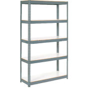 Extra Heavy Duty Shelving 48"W x 24"D x 60"H With 6 Shelves, 1200 lbs. Capacity Per Shelf - Gray