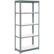 Extra Heavy Duty Shelving 48"W x 24"D x 96"H With 6 Shelves, 1200 lbs. Capacity Per Shelf - Gray