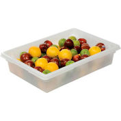 Rubbermaid 3508-00 White Plastic Box 8 1/2 Gallon 18 x 26 x 6 - Pkg Qty 6