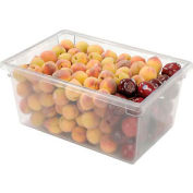Rubbermaid 3328-00 Clear Plastic Box 16 5/8 Gallon 18 x 26 x 12 - Pkg Qty 6