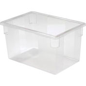 Rubbermaid 3301-00 Clear Plastic Box 21 1/2 Gallon 18 x 26 x 15 - Pkg Qty 6