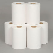 Boardwalk Unperforated Paper Towel Roll, White 8" x 350' Rolls, 12 Rolls/Case - BWK6250