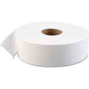 Boardwalk 1-Ply Jumbo Bath Tissue Roll 12" Dia., White 4000 Ft./Roll, 6 Rolls/Case - BWK6103