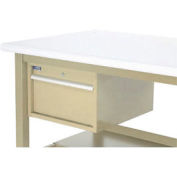 Global Industrial Steel Drawer W/ 150 Lbs Capacity, 17-1/4"W x 20"D, Tan