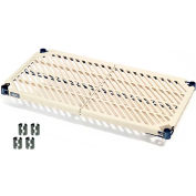 Nexelite® Nexel PM2454N Vented Plastic Mat Shelf 54"W x 24"D Nexelon with Clips