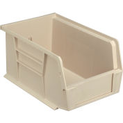 Stackable Storage Bin QUS221 6 x 9-1/4 x 5 Beige - Pkg Qty 12