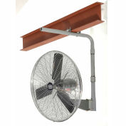 Global Industrial 30" Oscillating Industrial I-Beam Fan, 3 Speed, 8,775 CFM, 1/3 HP