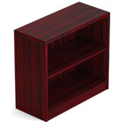 Offices To Go™ 1 Shelf Bookcase in Mahogany - Executive Modular Furniture